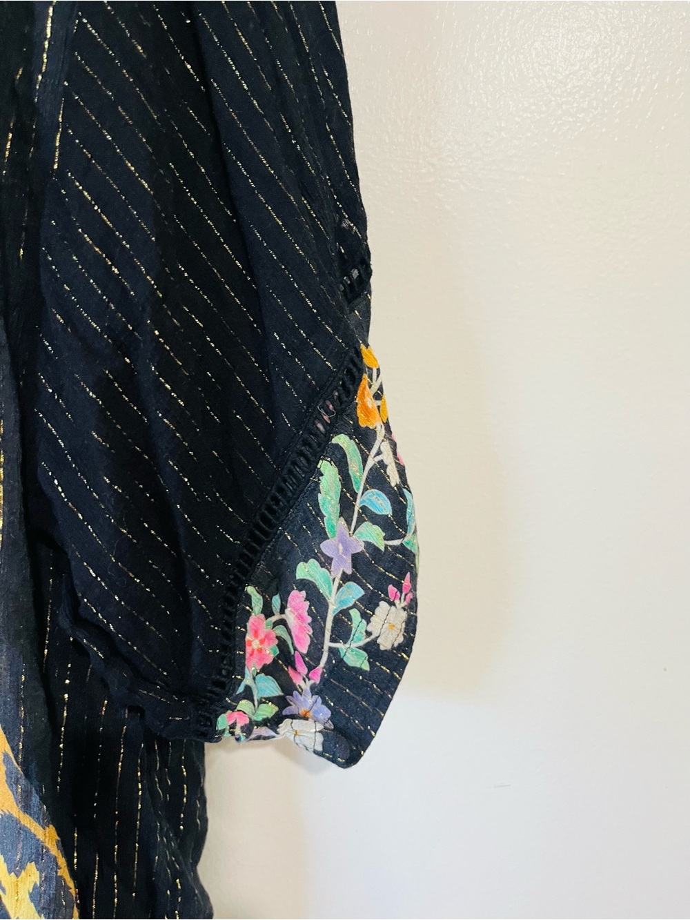 SPELL & The Gypsy Collective Jimi Midi Robe Charcoal Kimono OS - Picture 11 of 15